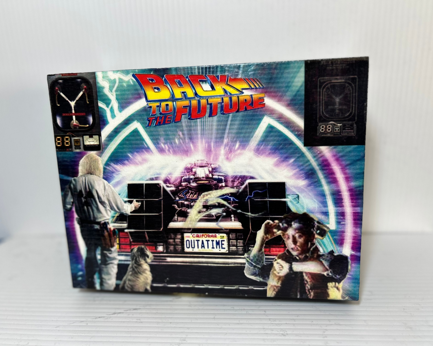 Back To The Future Inspired Lock Box
