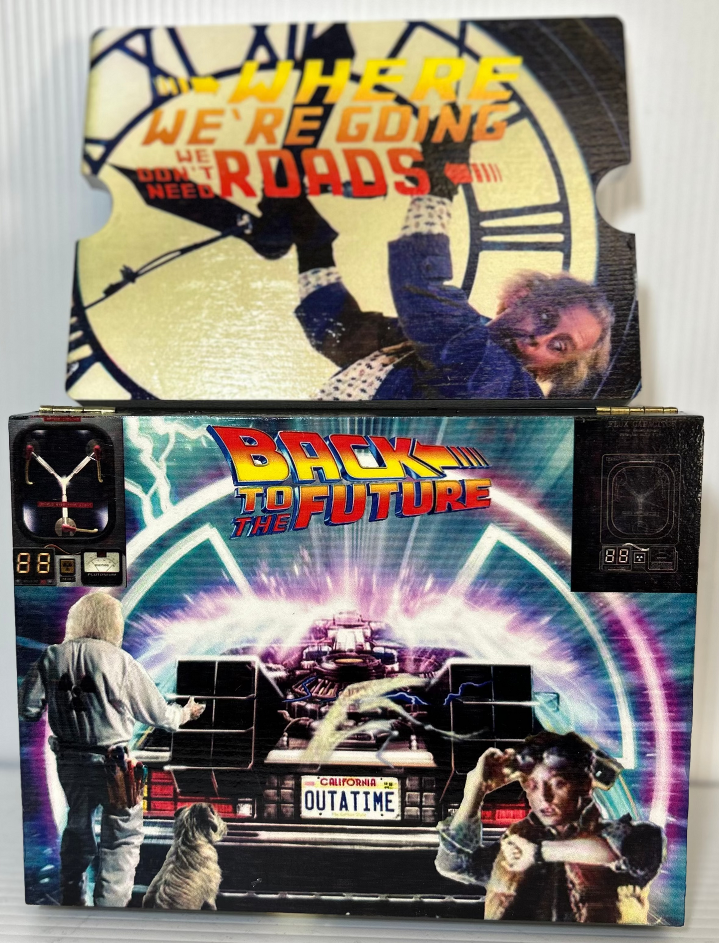 Back To The Future Inspired Lock Box