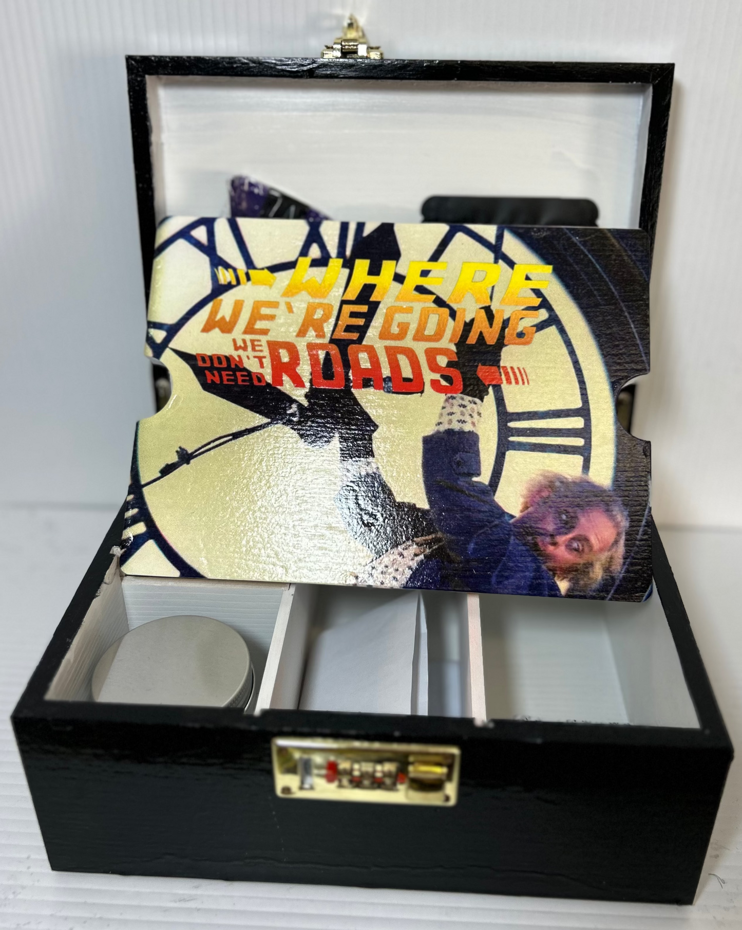 Back To The Future Inspired Lock Box