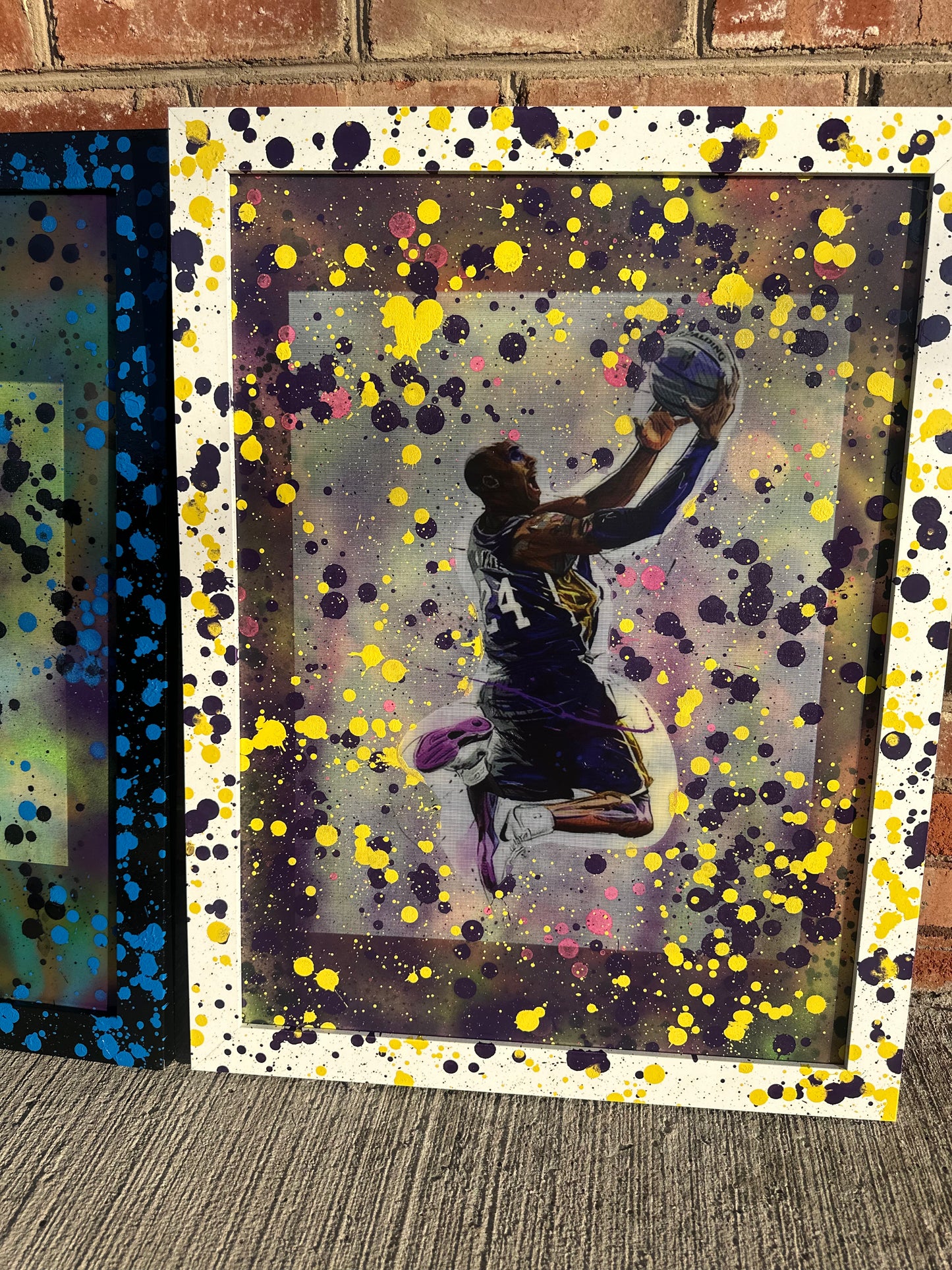 18 by 24 inch Kobe Bryant Floating Frame