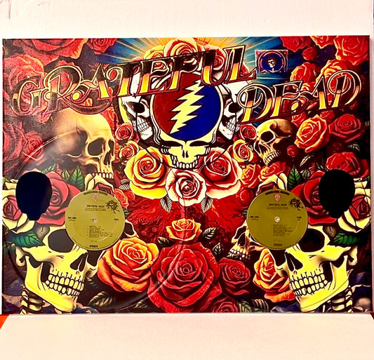 Grateful Dead -Vinyl Canvas Art