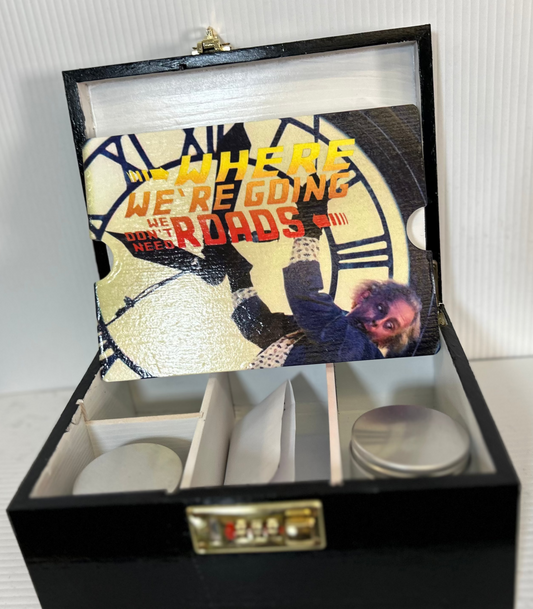 Back To The Future Inspired Lock Box